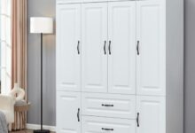 71 White Armoire Wardrobe Review Spacious Storage Meets Simple Assembly