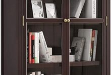 A Stylish And Space Savvy Walnut Bookcase Perfect For Any Room