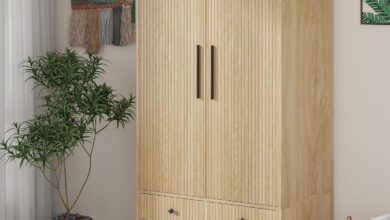 Armoire Wardrobe Closet 6496 Fits Your Narrow Bedroom