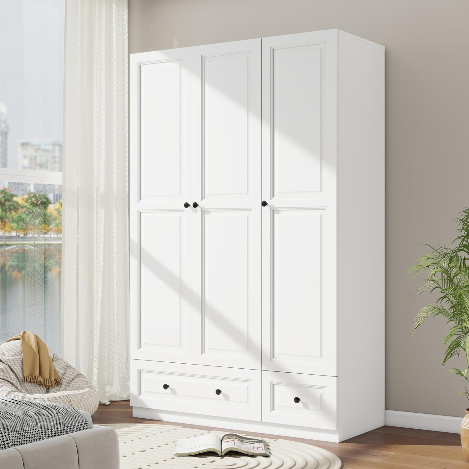 Balancing Style And Function Exploring A 47 White Armoire Wardrobe Closet