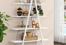 Balancing Style And Function Exploring The Tribesigns 4 Tier Ladder Shelf