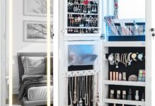 Bright Spacious Stylish Exploring The Charmaid Led Jewelry Cabinet