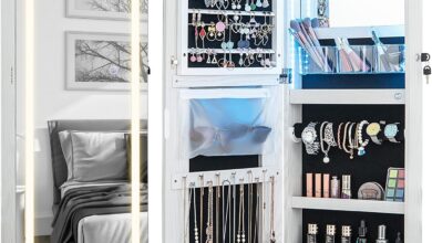 Bright Spacious Stylish Exploring The Charmaid Led Jewelry Cabinet