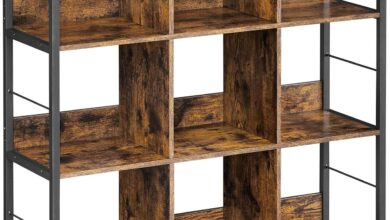 Bringing Industrial Flair And Functionality To Our Spaces With Vasagle 9 Cube Shelf