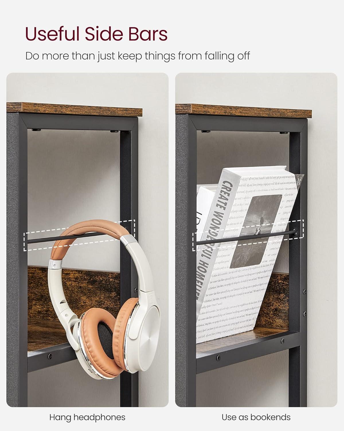 Bringing Industrial Flair and Functionality to Our Spaces with VASAGLE's 9-Cube Shelf