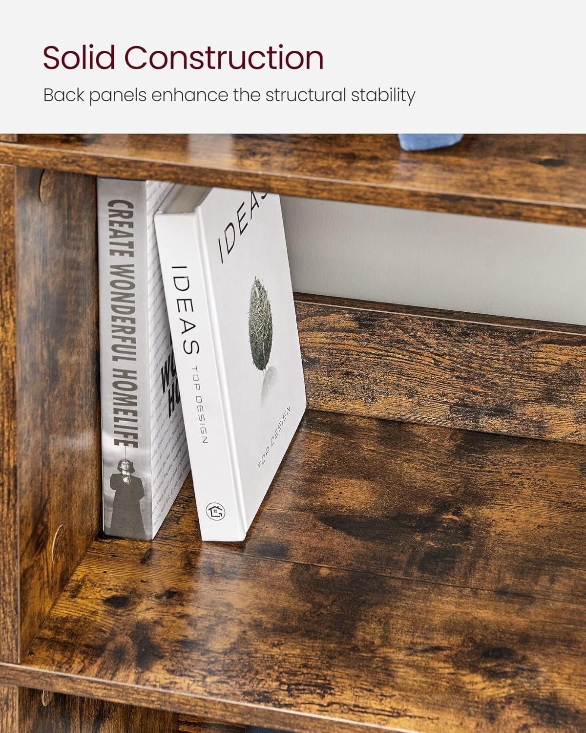 Bringing Industrial Flair and Functionality to our Spaces with VASAGLE's 9-Cube Shelf