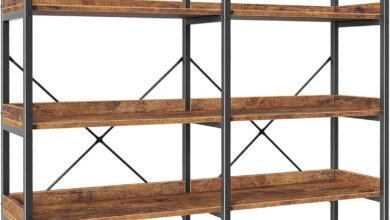 Discover The Versatile Huuger 5 Tier Bookshelf Style Meets Sturdiness