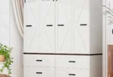 Discovering Space And Style With The 73 Farmhouse Wardrobe Armoire