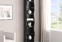 Discovering Space And Style With The Geelife 8 Layer Ultra Thin Bookshelf