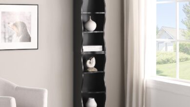 Discovering Space And Style With The Geelife 8 Layer Ultra Thin Bookshelf