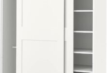 Discovering Space And Style With The Pax Grimo Wardrobe In White
