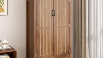 Discovering Spacious Elegance Modern Farmhouse Wardrobe With Fluted Doors