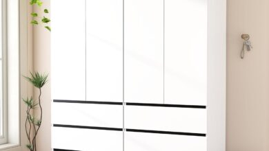 Discovering Spacious Style A Modern White Wardrobe With Drawers For Every Room