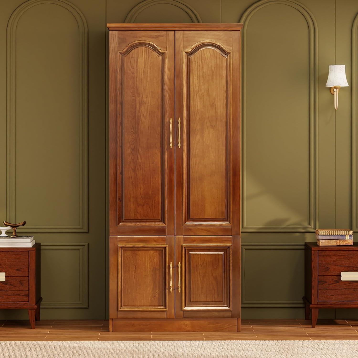 Discovering Spacious Style Our Take On The Solid Wood Wardrobe Armoire