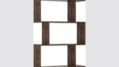 Discovering Style And Function In The 5 Tier S Shaped Bookshelf With Doors