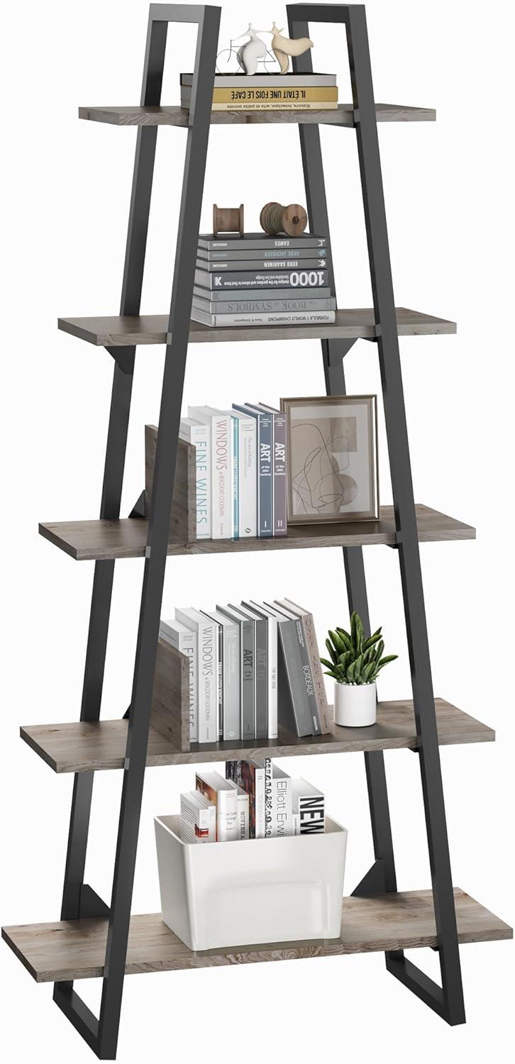Discovering Style And Stability With The Garveehome 5 Tier Ladder Bookshelf