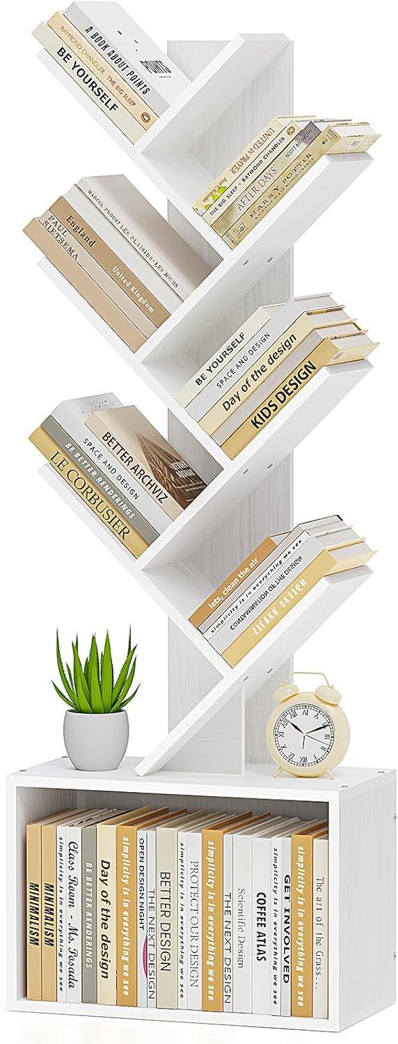 Discovering The Perfect Blend Of Style And Function In Our 6 Tier Tree Bookshelf