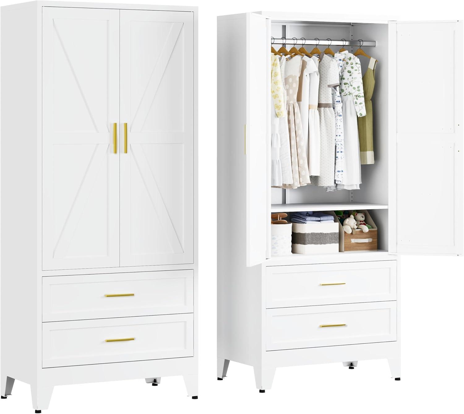 Discovering The Perfect Metal Wardrobe Storage Stability And Style