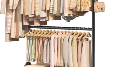 Double Rod Clothing Rack That Balances Strength Space Style Perfectly