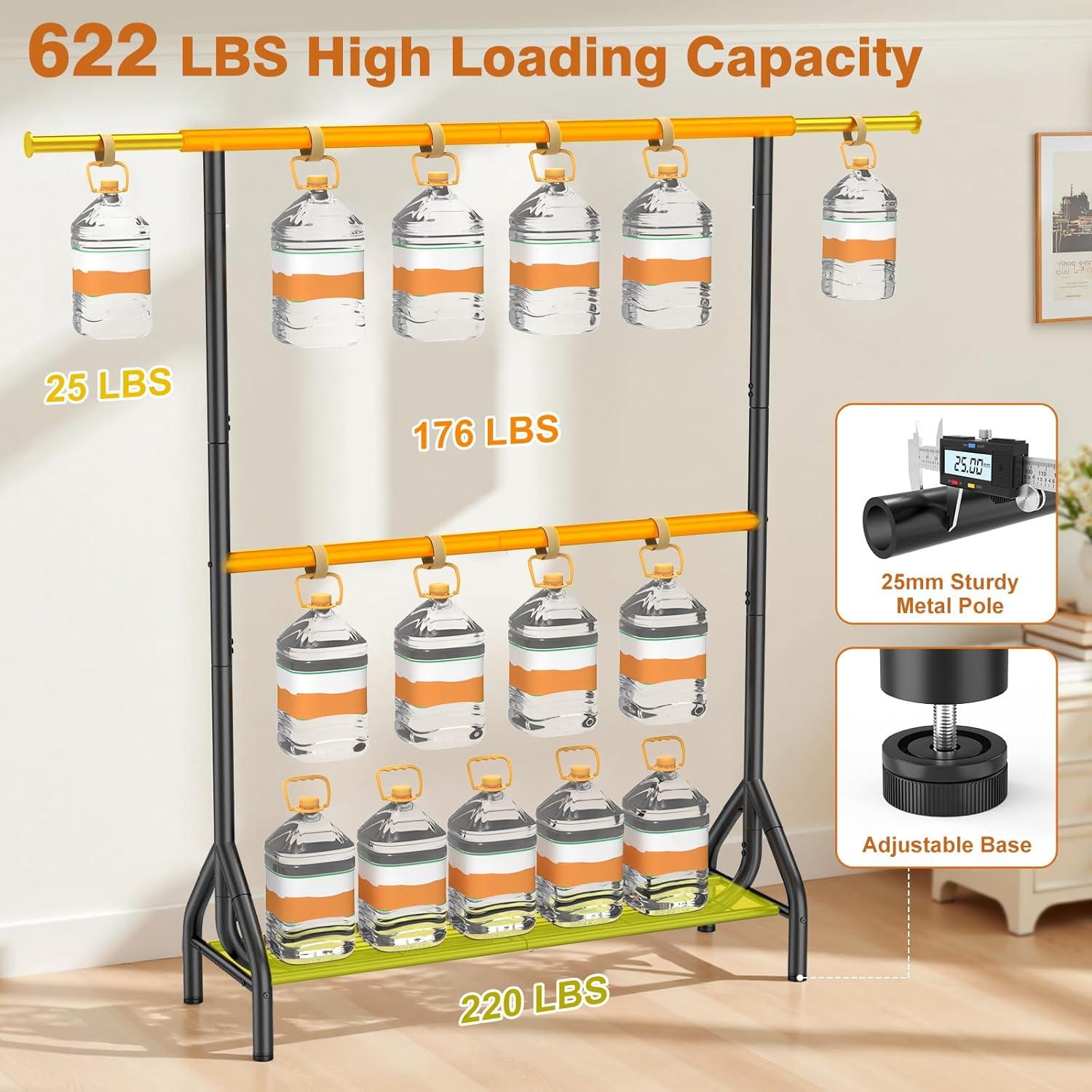 Double Rod Clothing Rack That Balances Strength, Space & Style Perfectly