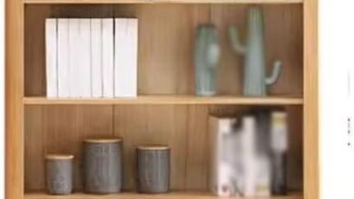 Elevate Any Room With The Luniz Nordic Oak Solid Wood Bookshelf