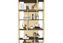 Elevate Our Living Space Exploring A Stylish Metal And Wood Bookshelf Stand