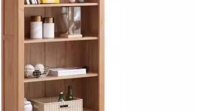 Elevate Our Space Exploring The Versatile Solid Oak Bookshelf And Display Cabinet
