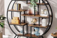 Exploring The Industrial Charm And Versatility Of Tribesigns Bookshelf