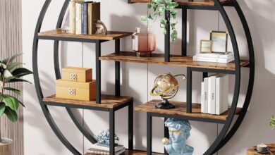 Exploring The Industrial Charm And Versatility Of Tribesigns Bookshelf