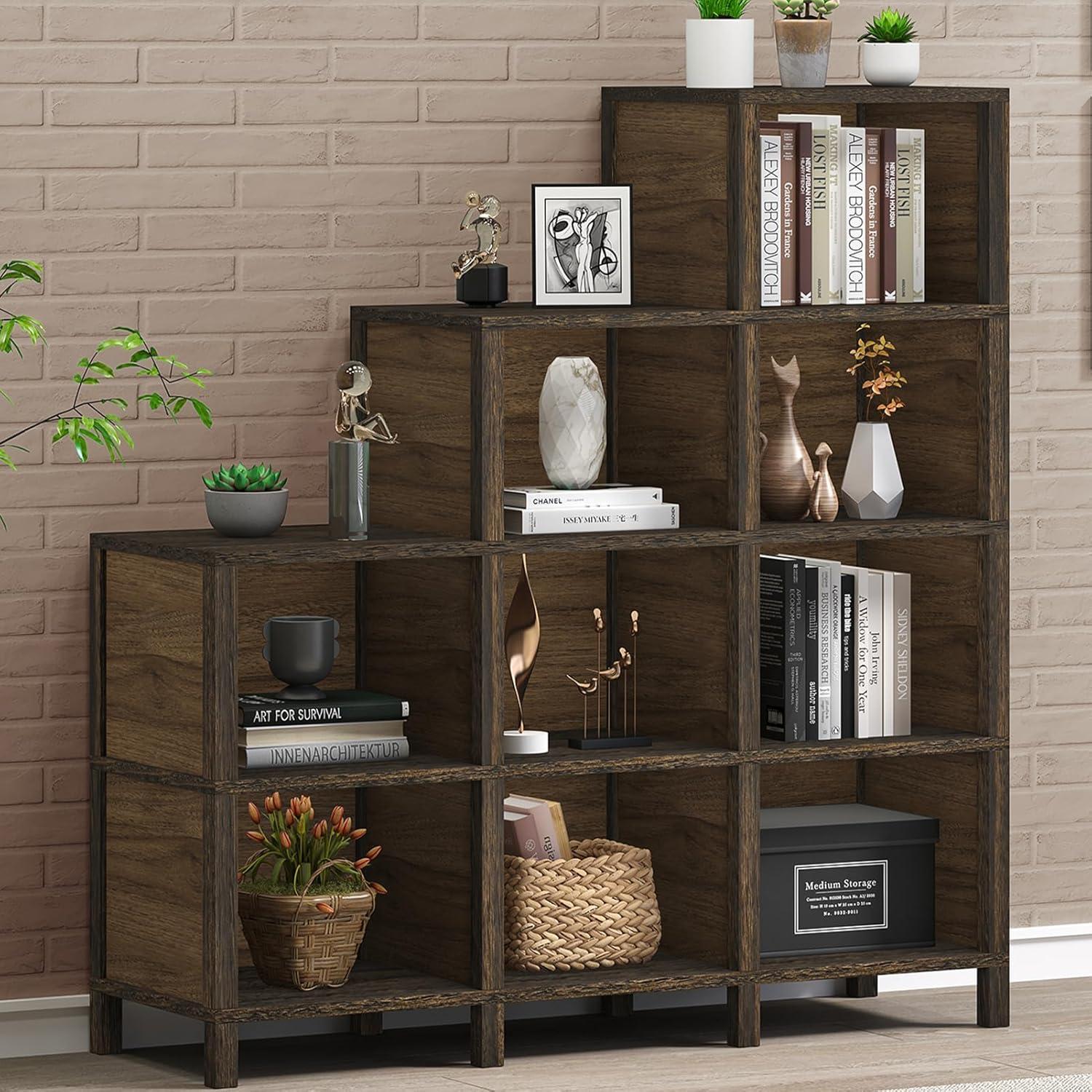 Exploring The Tvu 9 Cube Ladder Bookcase Style Meets Functionality