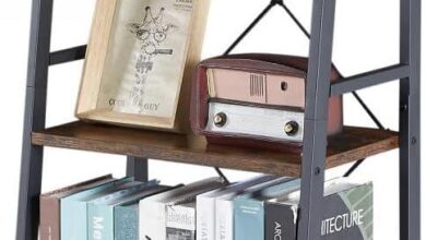 Exploring The Versatility Of A 3 Tier Industrial Wood And Metal Bookshelf