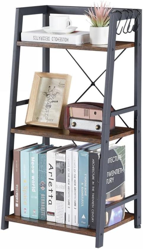 Exploring The Versatility Of A 3 Tier Industrial Wood And Metal Bookshelf