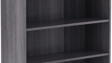 Exploring The Versatility Of The Lorell Weathered Charcoal Laminate Bookcase