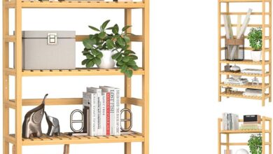 Finding Balance And Style With A 6 Tier Bamboo Bookshelf Organizer