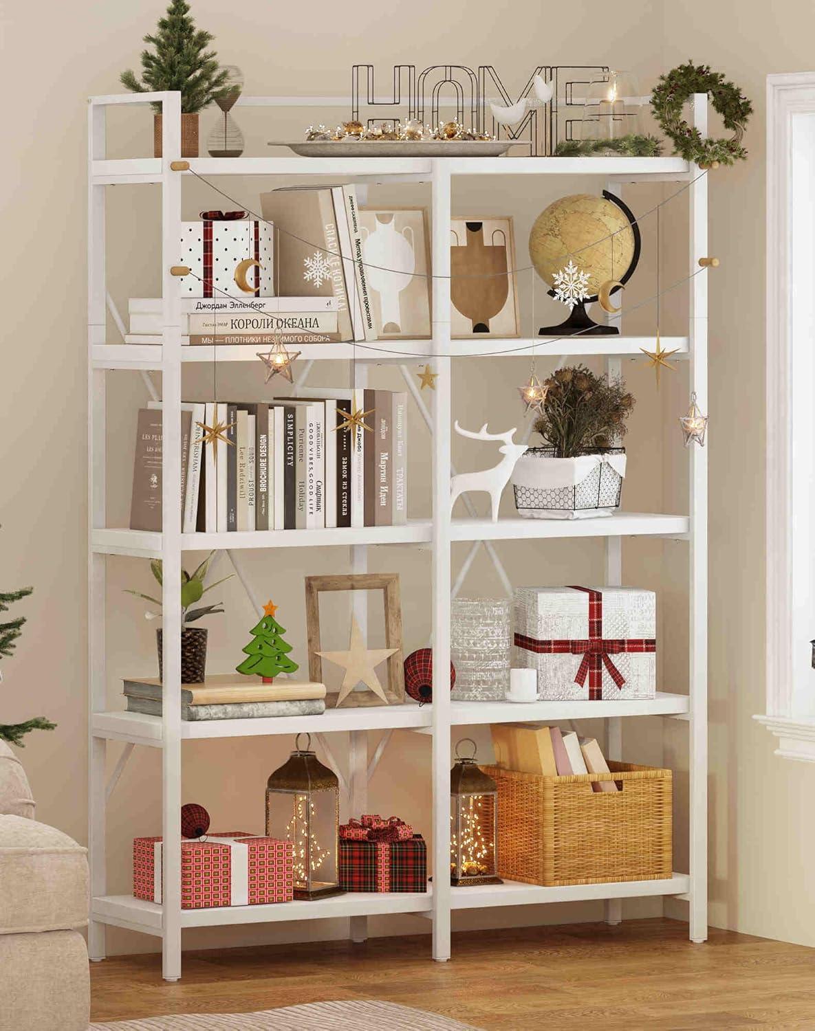 Finding balance: Exploring the Style and strength ​of ‌FATORRI's 5-Tier ‌Bookshelf