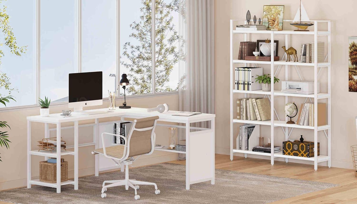 Finding Balance: Exploring the Style and strength of FATORRI's 5-Tier Bookshelf