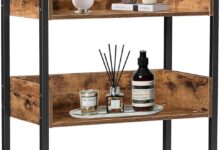 Finding The Perfect Balance Stylish And Sturdy Vecelo 3 Tier Bookshelf