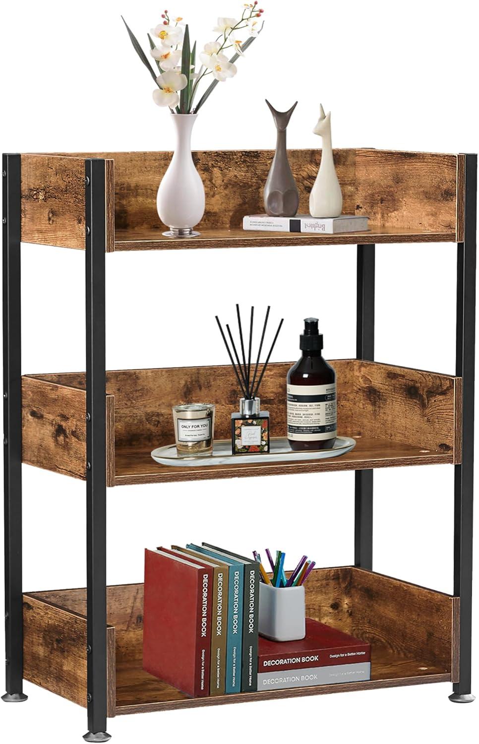 Finding The Perfect Balance Stylish And Sturdy Vecelo 3 Tier Bookshelf