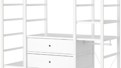 Flexible And Stylish Exploring The Elvarli Wardrobe Combination In White