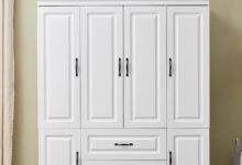 Gracegrove 4 Door White Armoire Fits Your Bedroom Storage