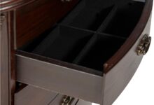 Greener Trails Jewelry Armoire Brown Mdf Your Jewelry Spot