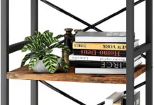 How The Homeiju 3 Tier Industrial Bookcase Elevates Small Space Storage
