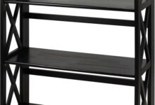 How The Montego 3 Shelf Folding Bookcase Adapts To Every Space And Style