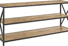 How The Walker Edison Barnwood Bookcase Elevates Industrial Style And Storage