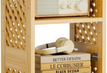 How We Maximized Space With The Amazer 3 Tier Bamboo Bookshelf