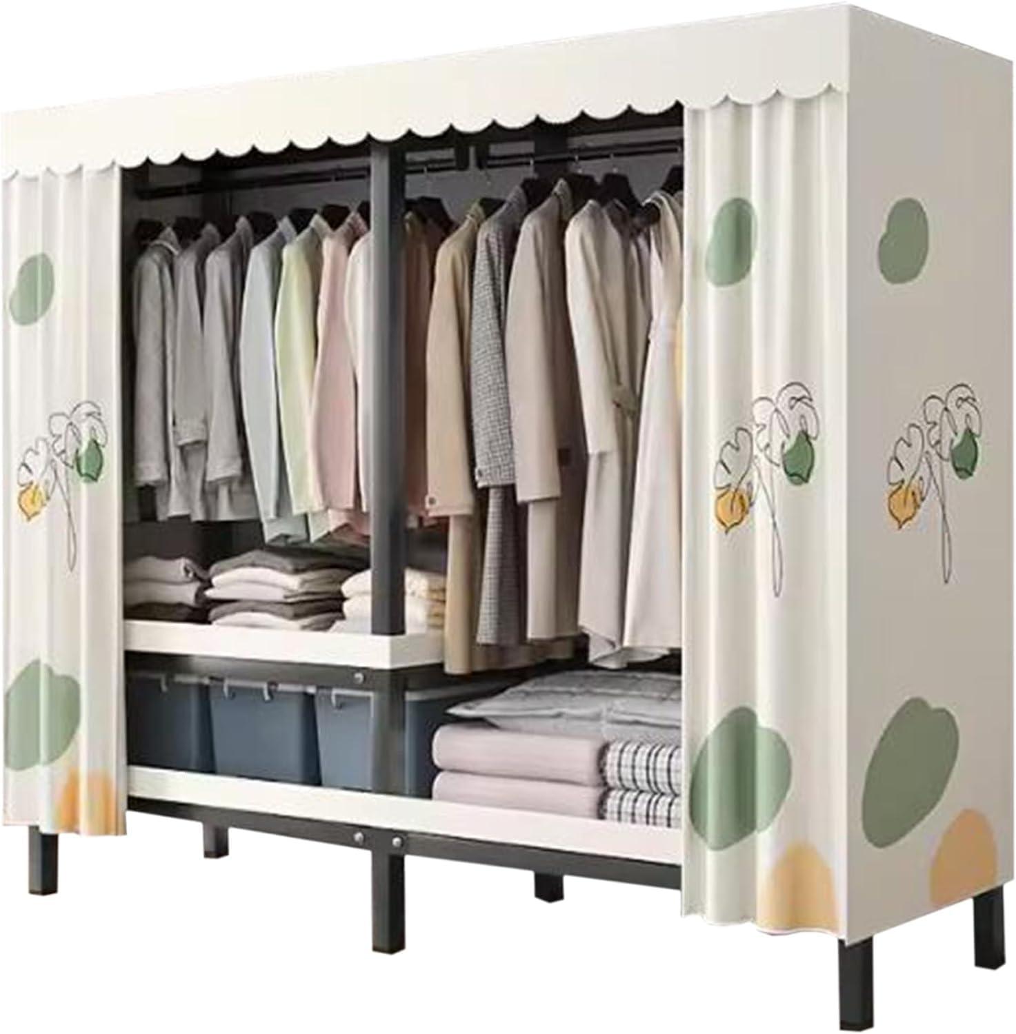 How We Organized Our Space With A Sturdy Folding Closet Wardrobe