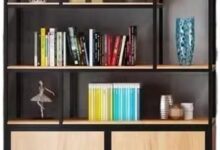 How We Transformed Our Space With A Modern Industrial Bookshelf