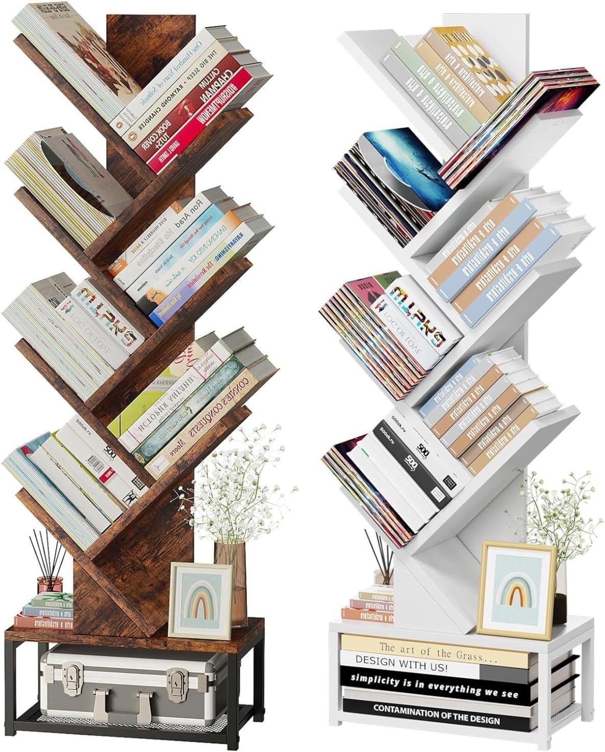 How We Transformed Our Space With Easycom Tree 7 Tier Bookshelf Storage