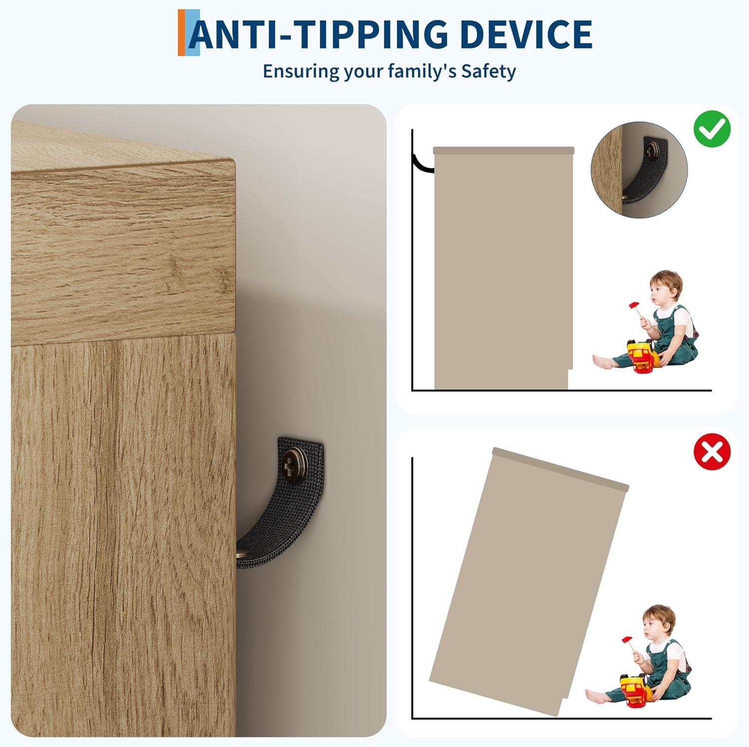 IDEALHOUSE 43.3'' H Armoire Wardrobe Closet, fits your space