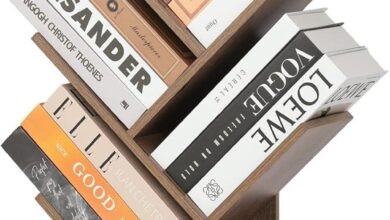 Labcosi 6 Tier Tree Bookshelf Space Saving Style Meets Smart Storage